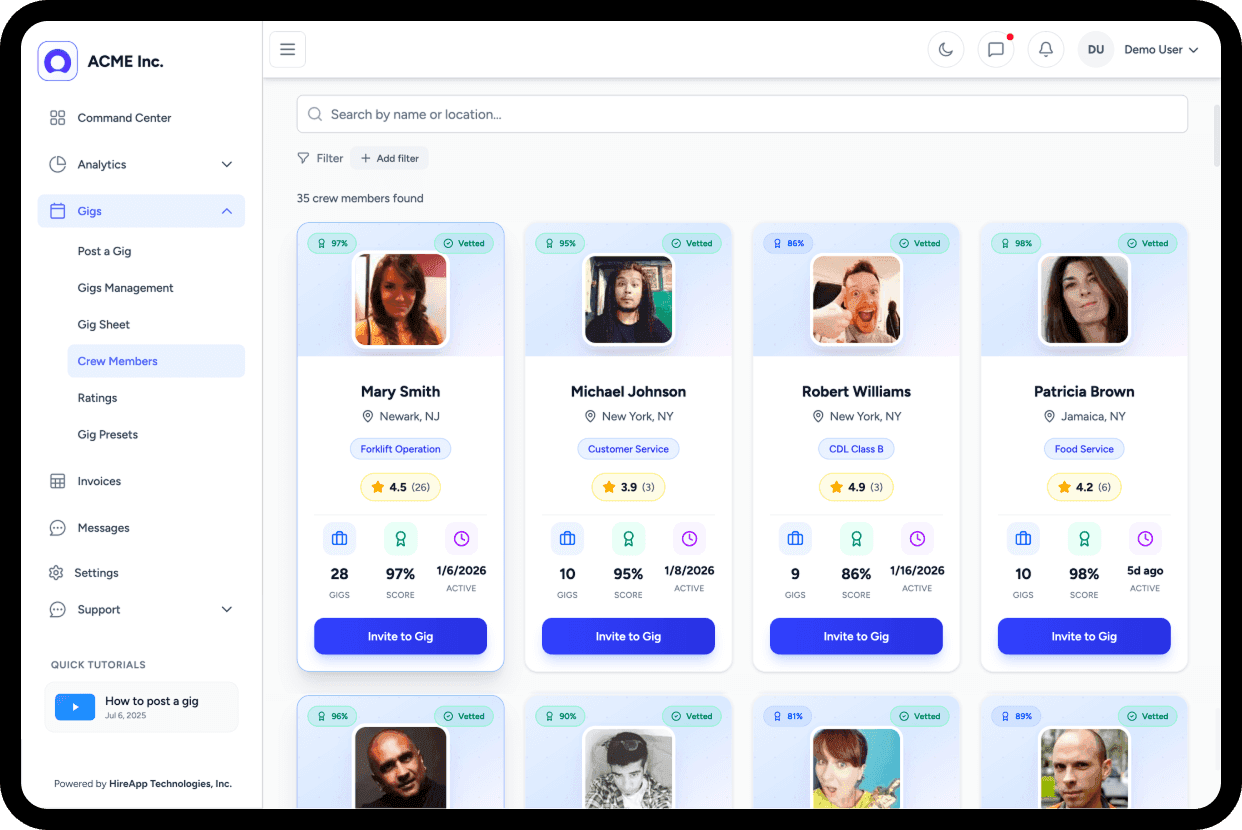Elite Sourcing, Strict Vetting