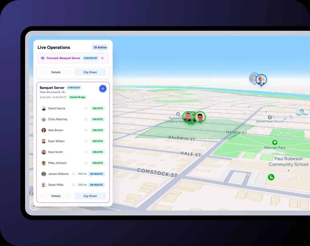 Know Exactly Who Showed Up, Where, and When